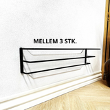 mellem skohylde sort, bagplade