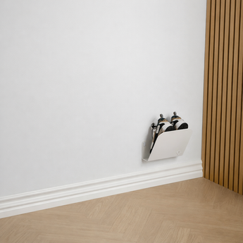 Mads skohylde mikro, hvid