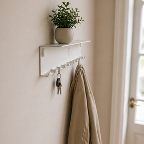 Villi knage hvid, 49 cm. 