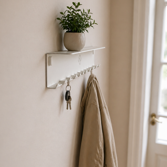 Villi knage hvid, 49 cm. 