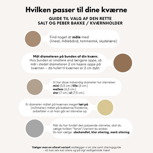 Salt- och pepparbricka, Mini (Ø5,5)