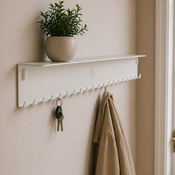 Villi knage hvid, 93 cm. 